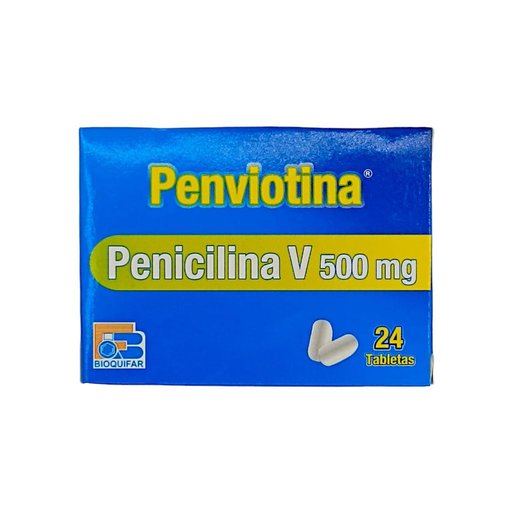 Penviotina Penicilina V 500 Mg X 24 Tab (Bioquifar)