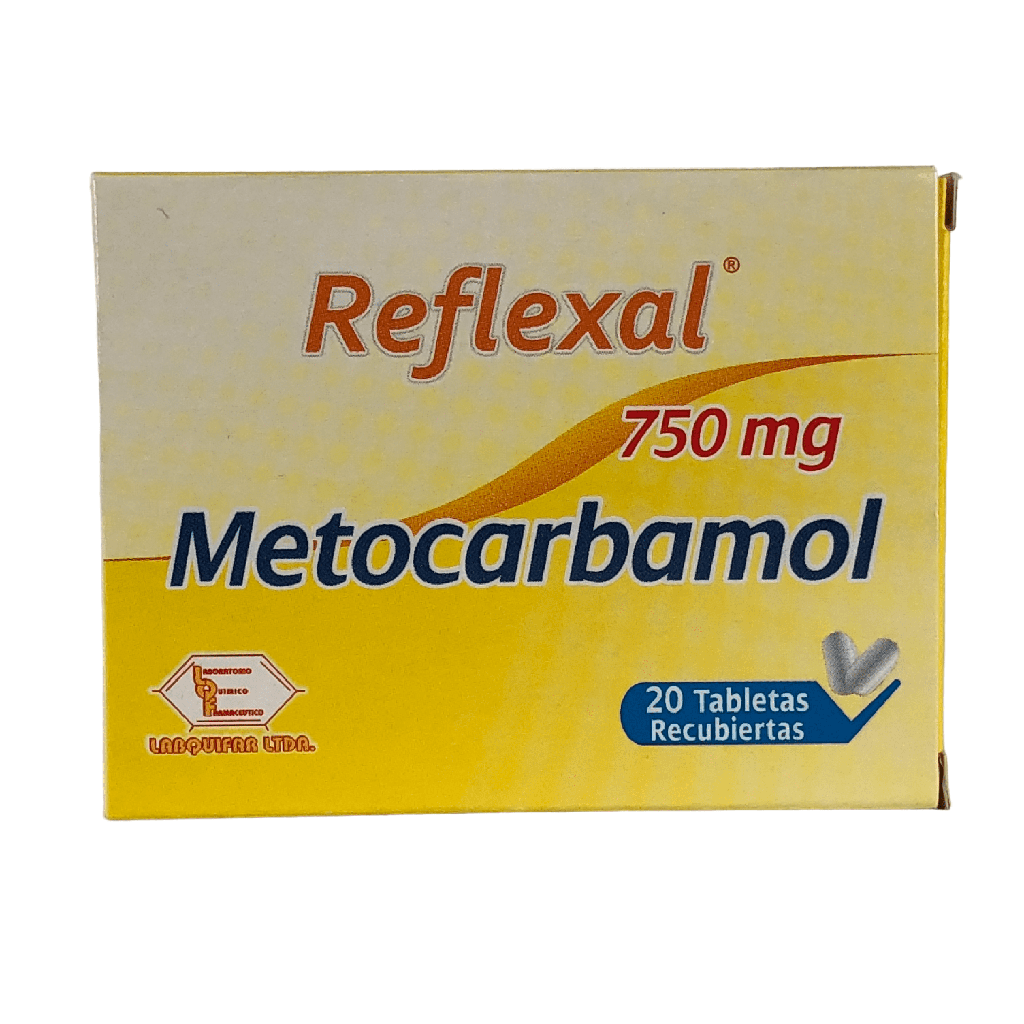 ​​Reflexal (Metocarbamol) 750 Mg X 20 Tab (Labquifar)