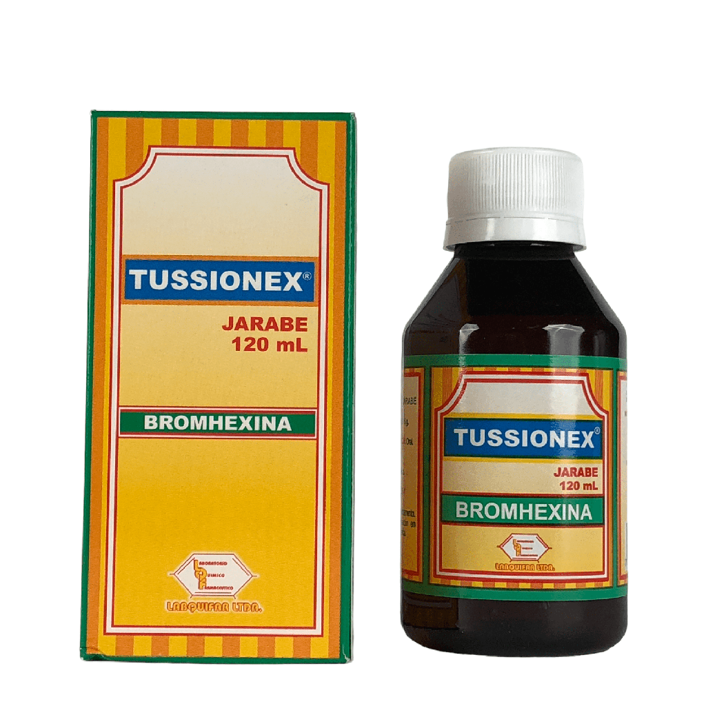 ​​Tussionex (Bromhexina) Jarabe Frasco x 120 Ml (Labquifar)