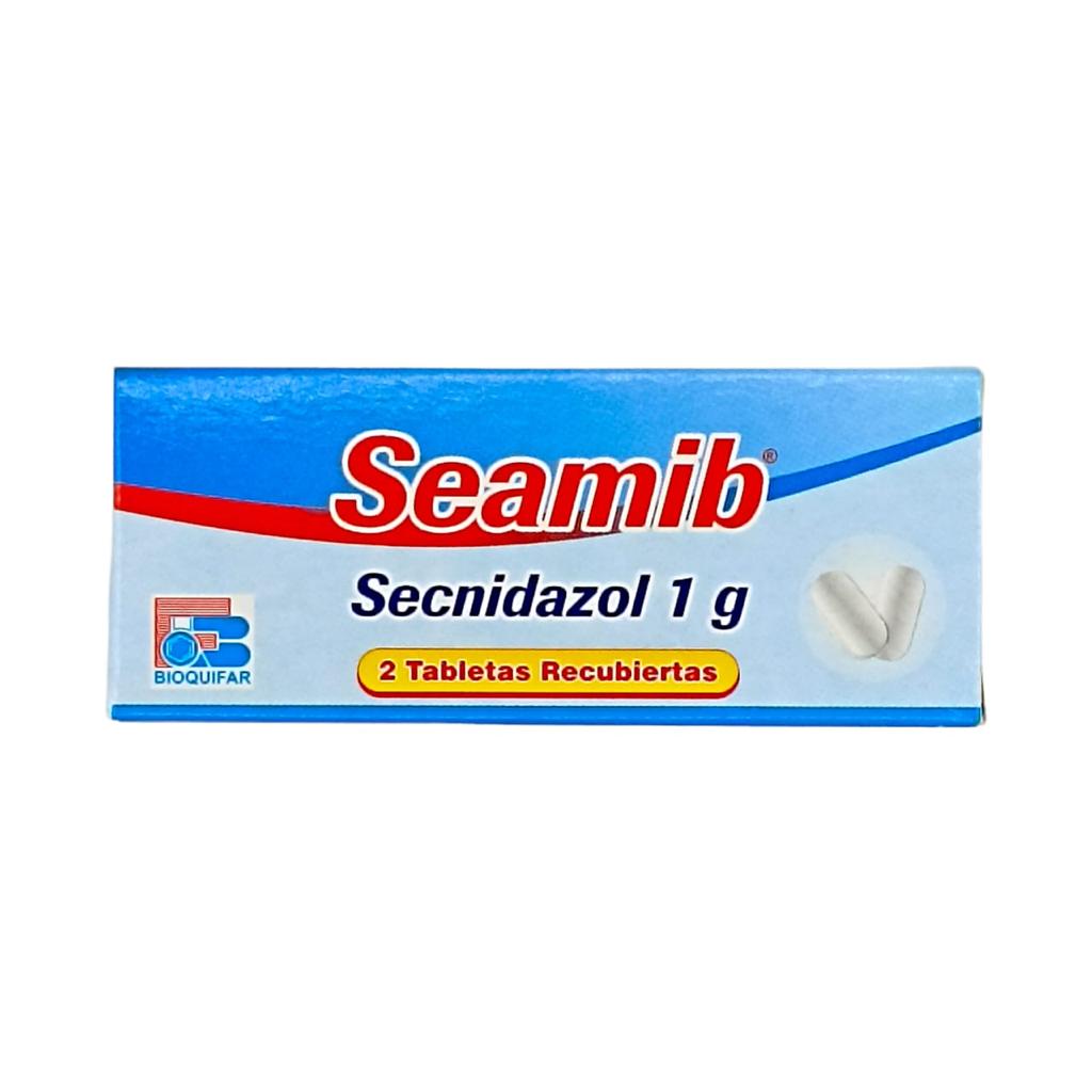 Seamib (Secnidazol) 1G Caja x 2 Tabletas (Bioquifar)