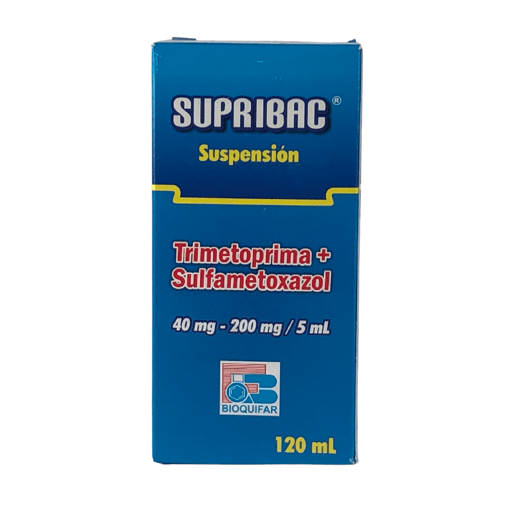 ​​Supribac F (Trimetoprim Sulfa) 80/400 Mg Suspension  Frasco x 120 Ml(Bioquifar)