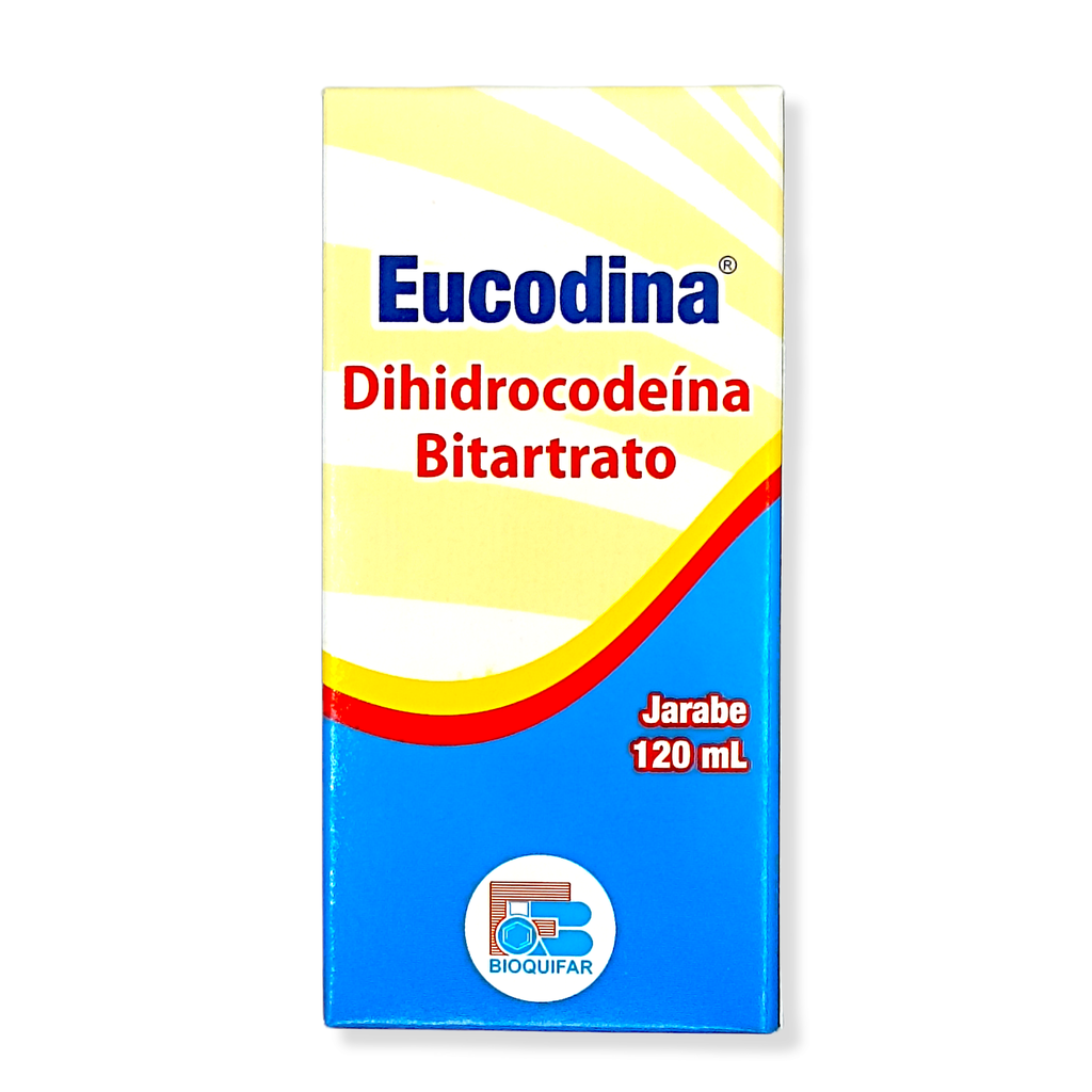 Eucodina (Dihidrocodeina) Jarabe Frasco x 120 Ml (Bioquifar)