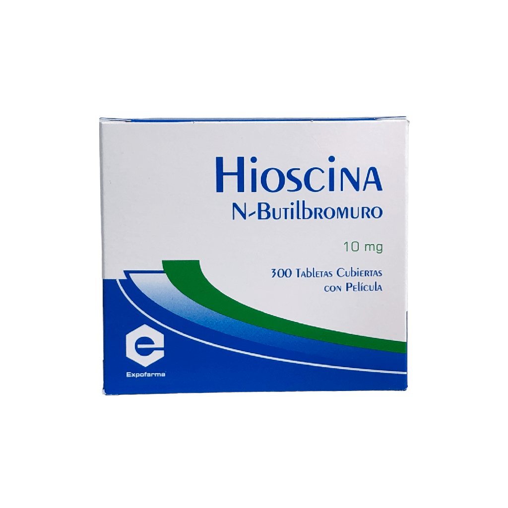 Hioscina Butil Bromuro 10 Mg Caja x 300 Tabletas Und (Richmond)