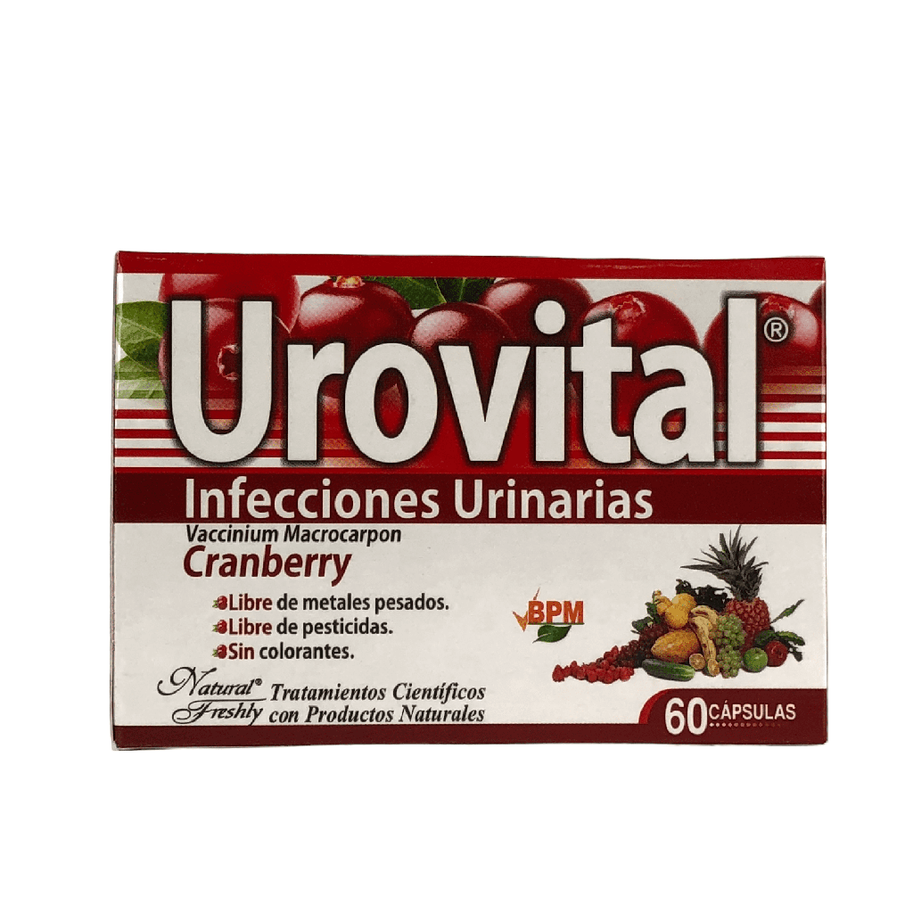 Urovital Infecciones Urinarias Caja x 60 Capsulas Und (Natural Freshly)