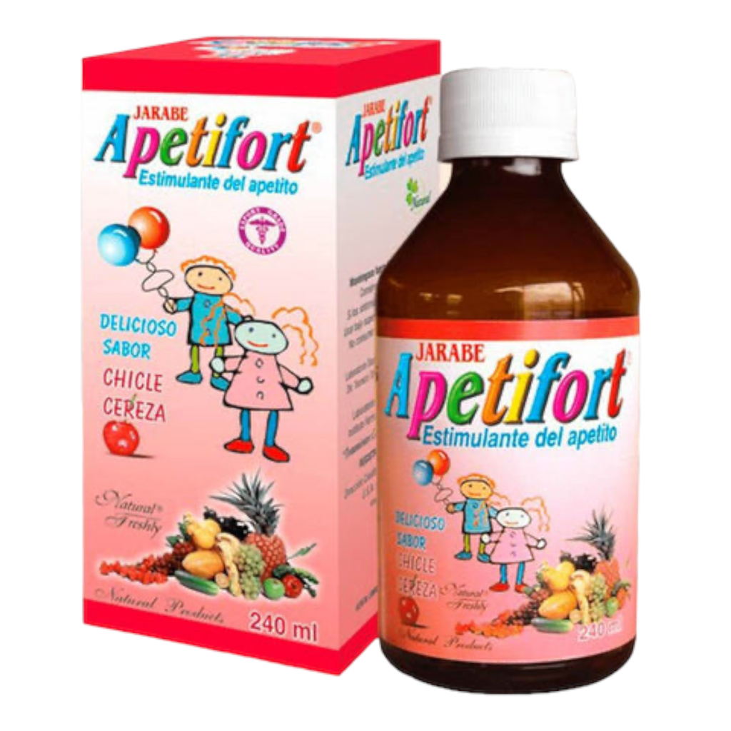 Apetifort Multivitaminico Jarabe Frasco x 240 Ml (Natural Freshly)