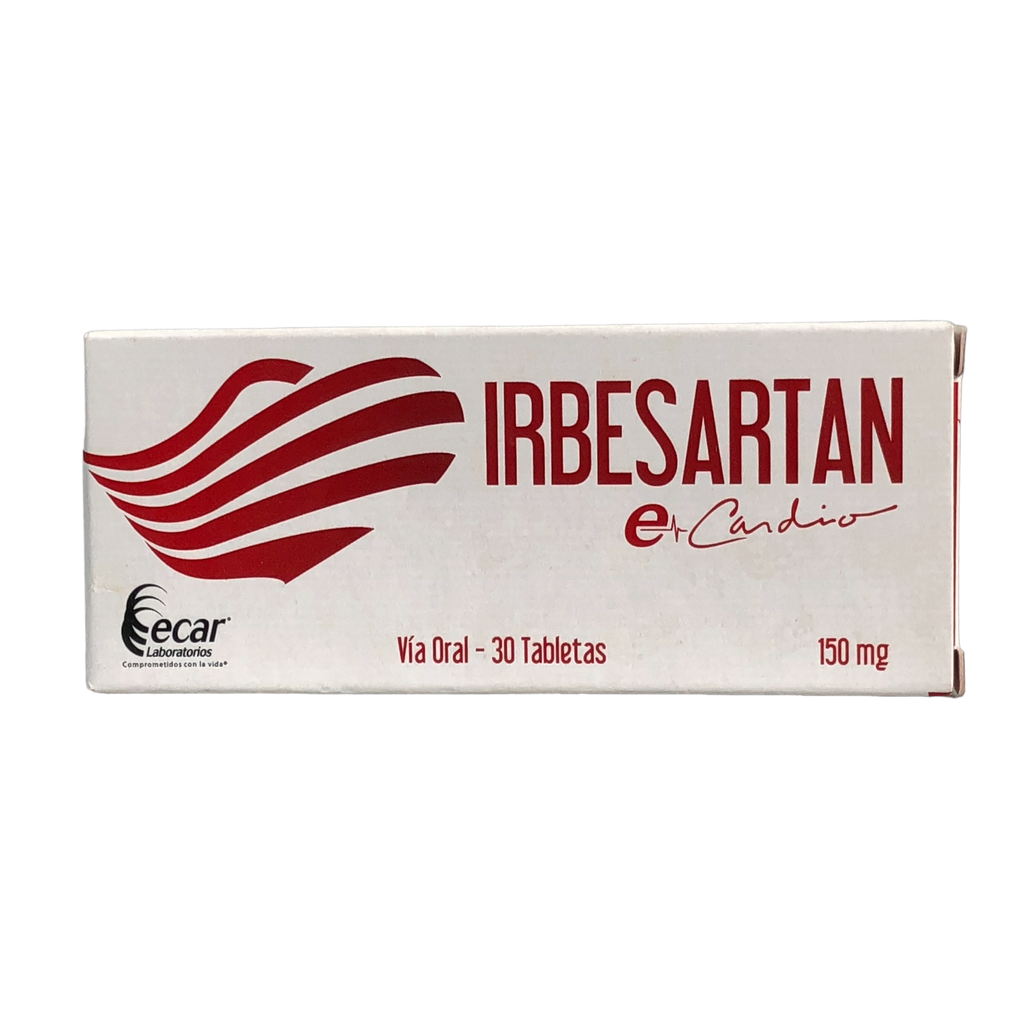 Irbesartan 150 Mg Caja x 30 Tabletas Und (Ecar)