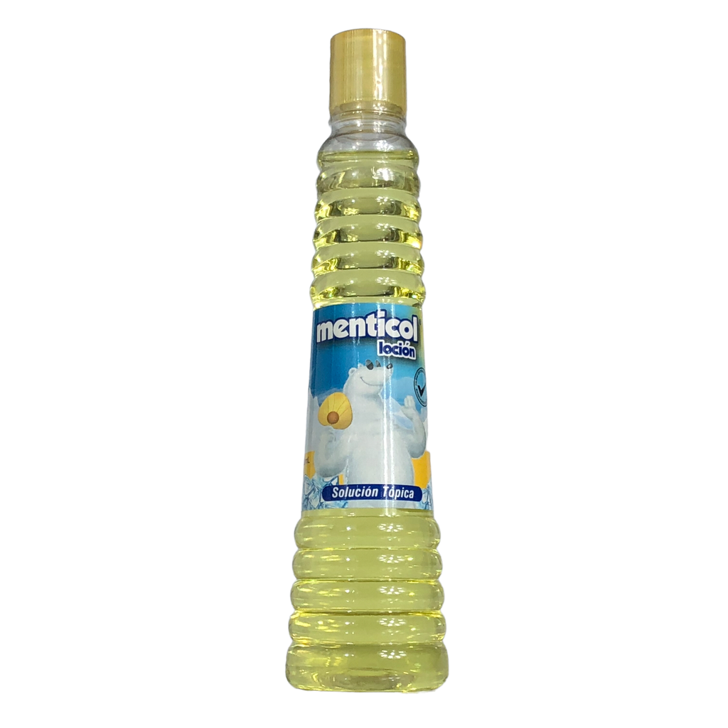 Locion Menticol Amarillo Frasco X 250 Ml Und (Belleza Express)