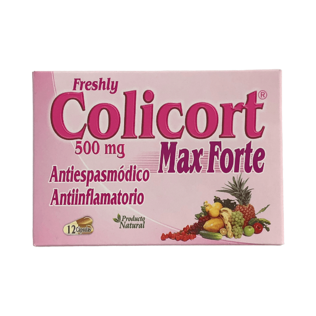 Colicort 500 Mg Max Forte Capsula Caja X 12 Und (Natural Freshly)