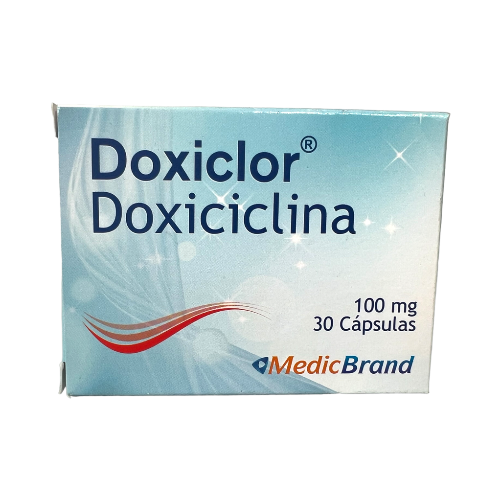 Doxiclor(doxiciclina)100 Mg Caja  30 Capsulas(Coaspharma)