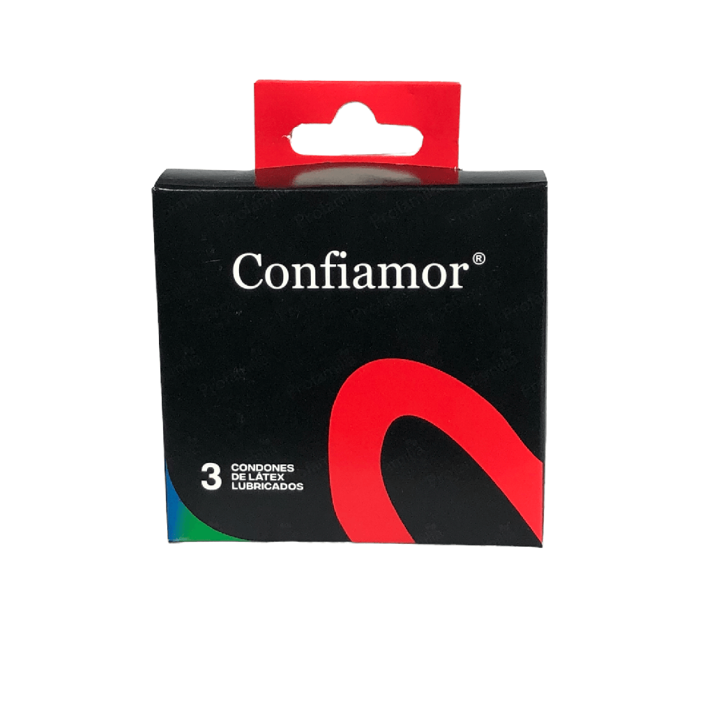 Condones Confiamor Caja x 3 Und (Profamilia)