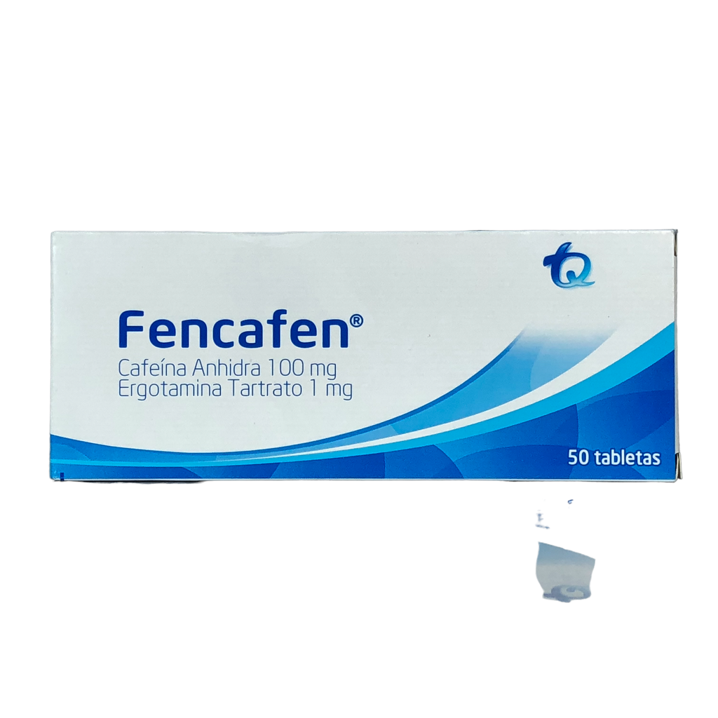 Fencafen (Ergotamina+Cafeina) 1/100 Mg Caja x 50 Tabletas Und (Tecnoquimicas)
