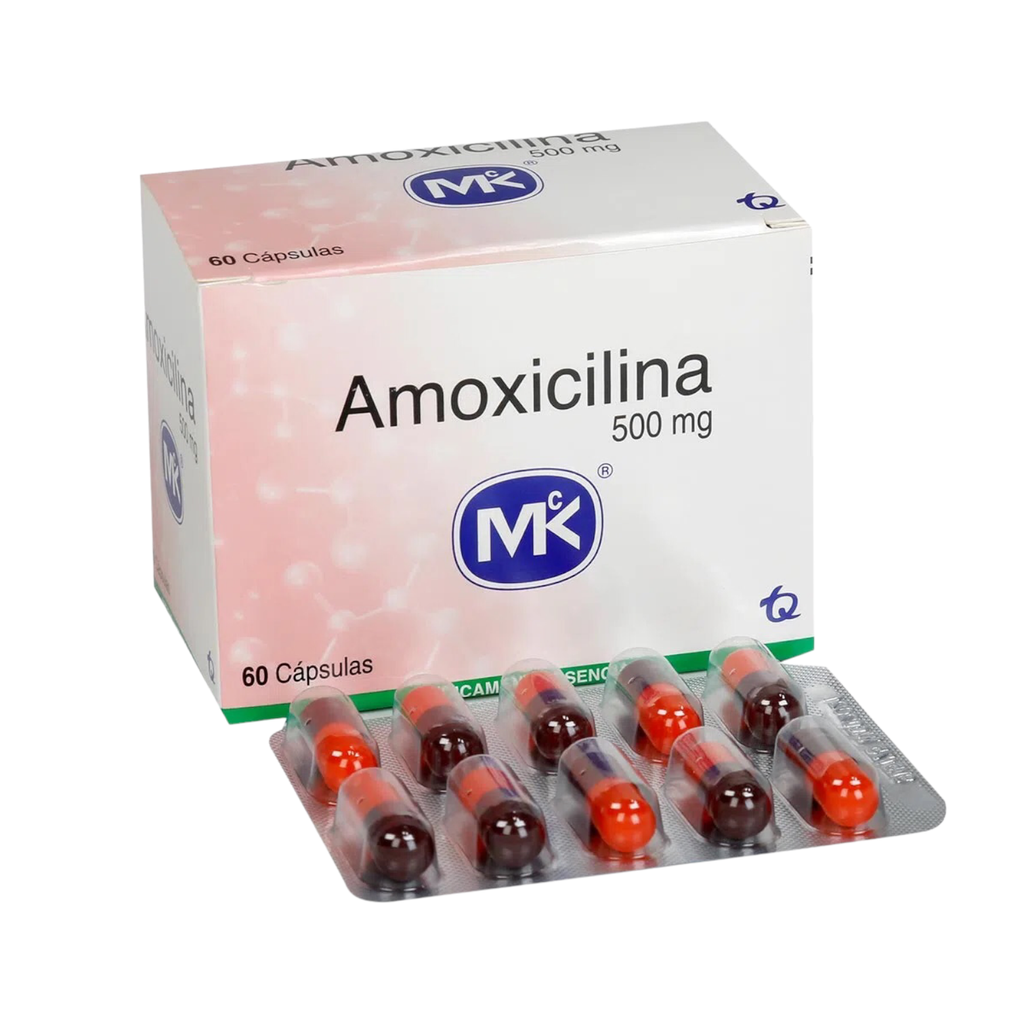 Amoxicilina 500 Mg Caja x 60 Capsulas Und (Tecnoquimicas)