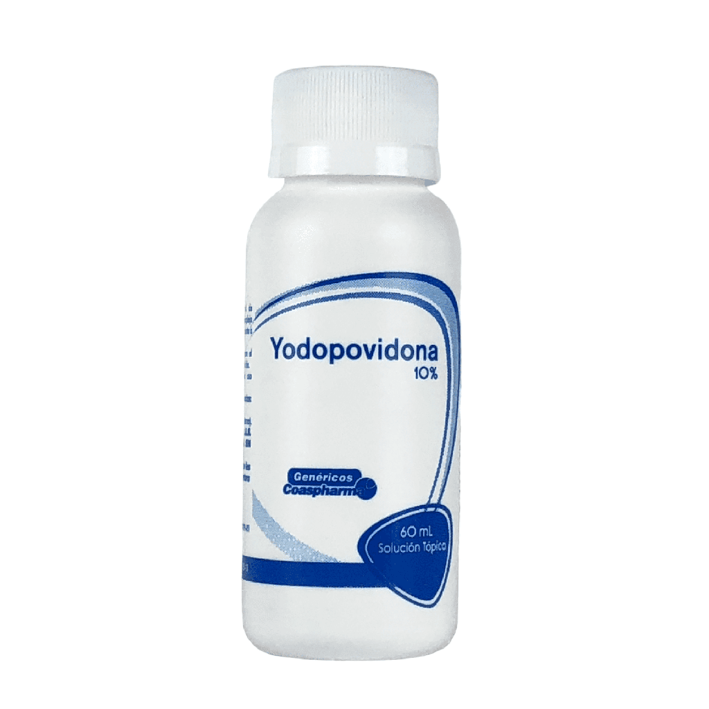 Yodopovidona 10 % Solucion Topica Frasco X 60 Ml Und (Coaspharma)