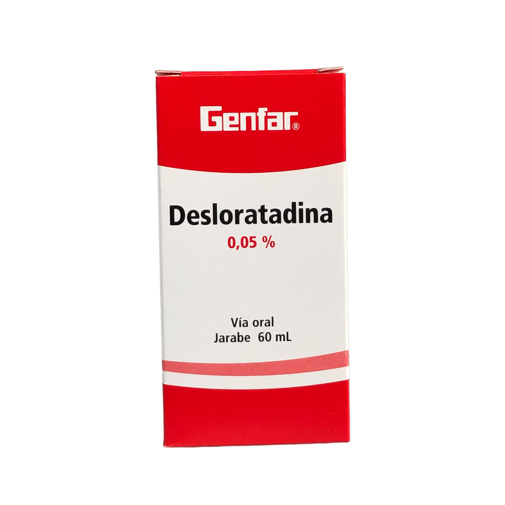 Desloratadina 0.05 % Jarabe Frasco x 60 Ml Und (Genfar)