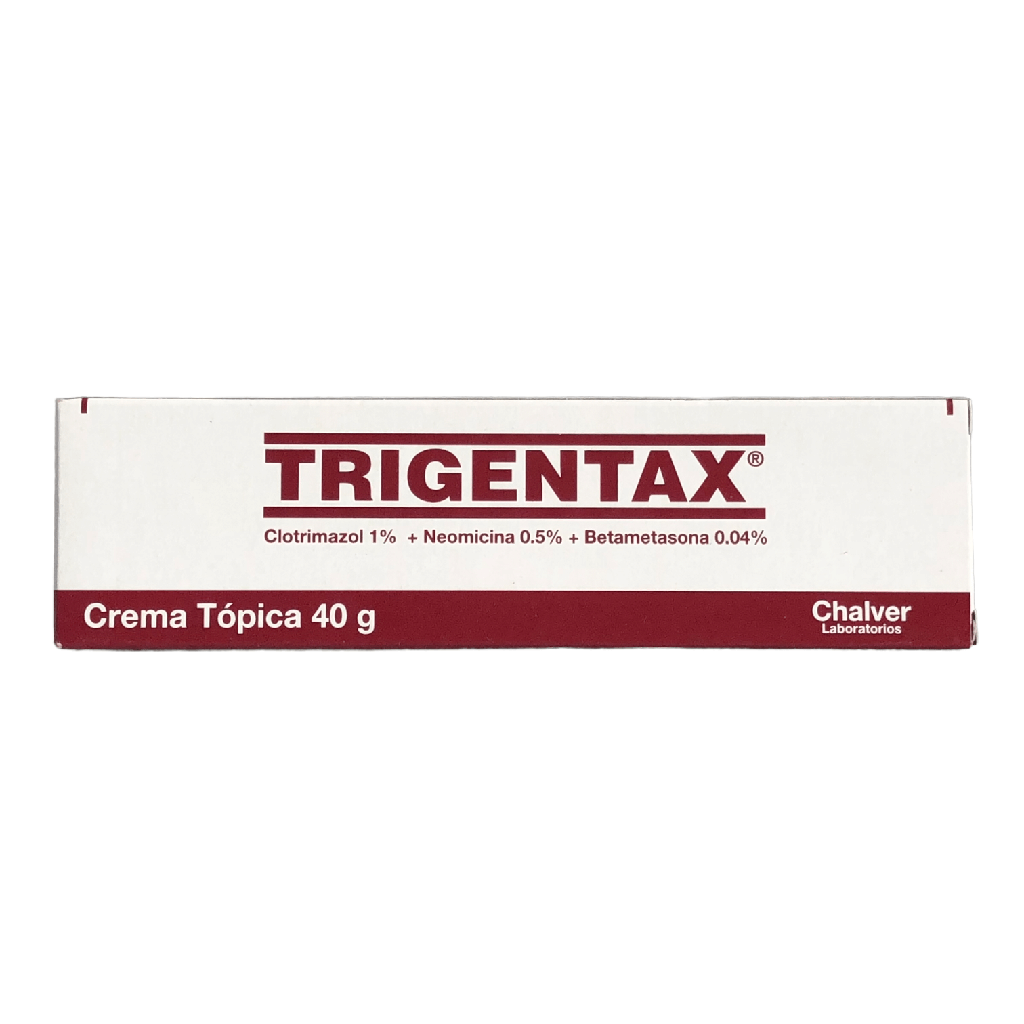 Trigentax(Clotrimazol+Neomicina+Dexametasona)Crema Topica Tubo x 40 Gr(Chalver)