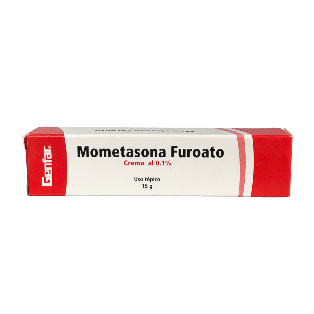 Mometasona Furoato 0.1 % Crema Topica Tubo X 15 Gr Und (Genfar)