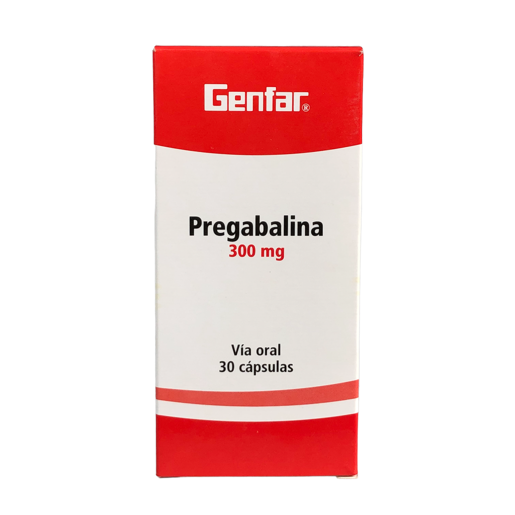 Pregabalina 300 Mg Capsula Dura Caja X 30 Und (Genfar)