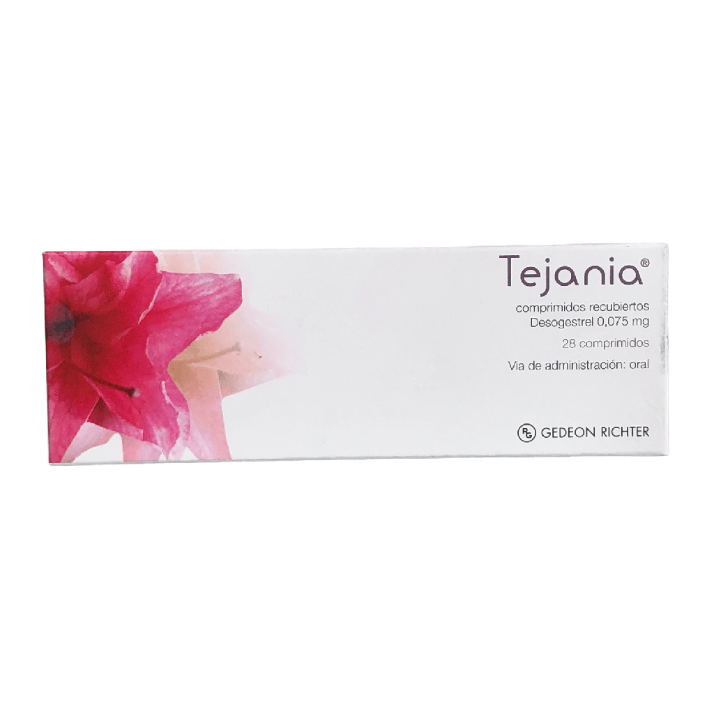 Tejania(Desogestrel)0.075 Mg Caja x 28 Tabletas(Gedeon Richter)