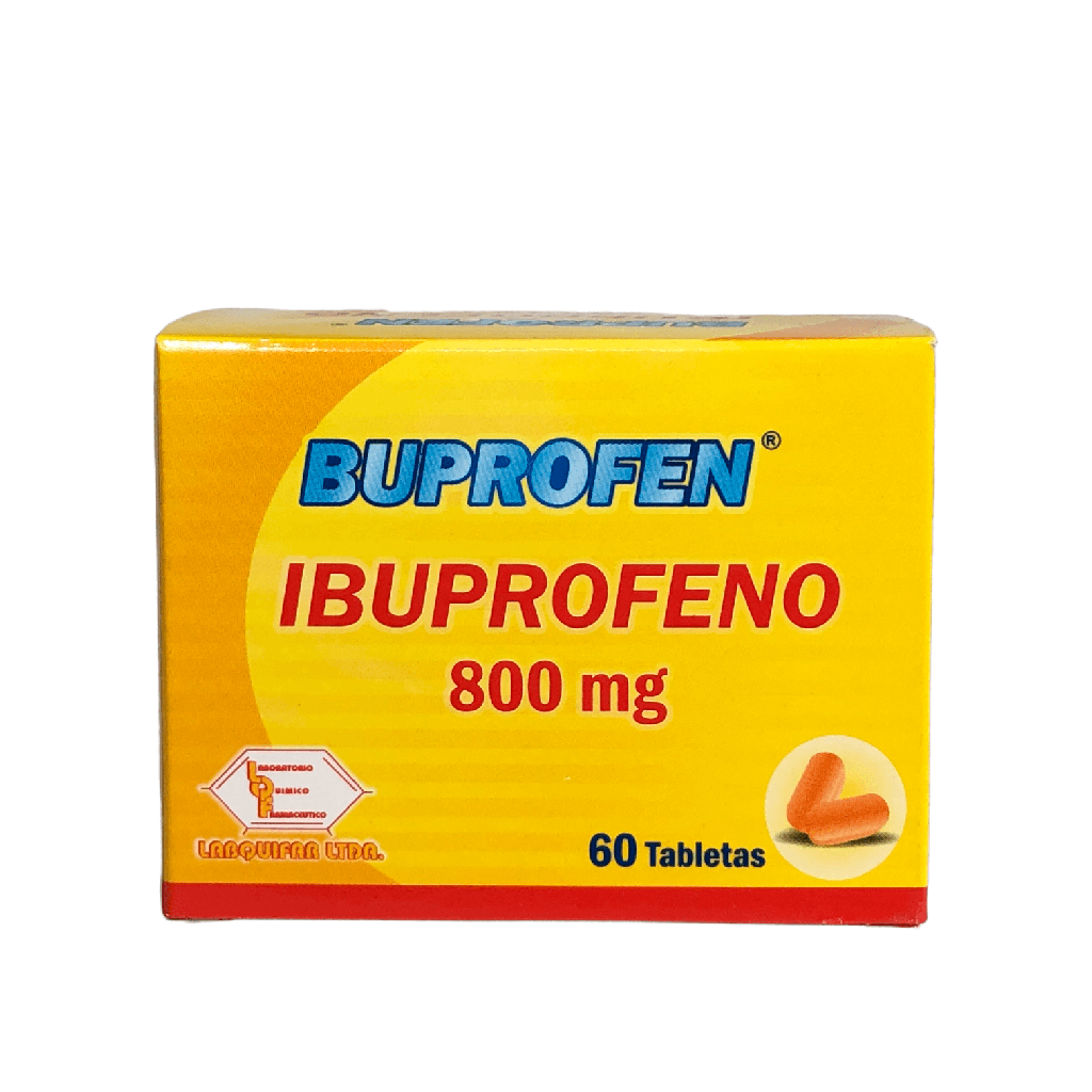 Buprofen (Ibuprofeno) 800 Mg Caja x 60 Tabletas Und (Labquifar)