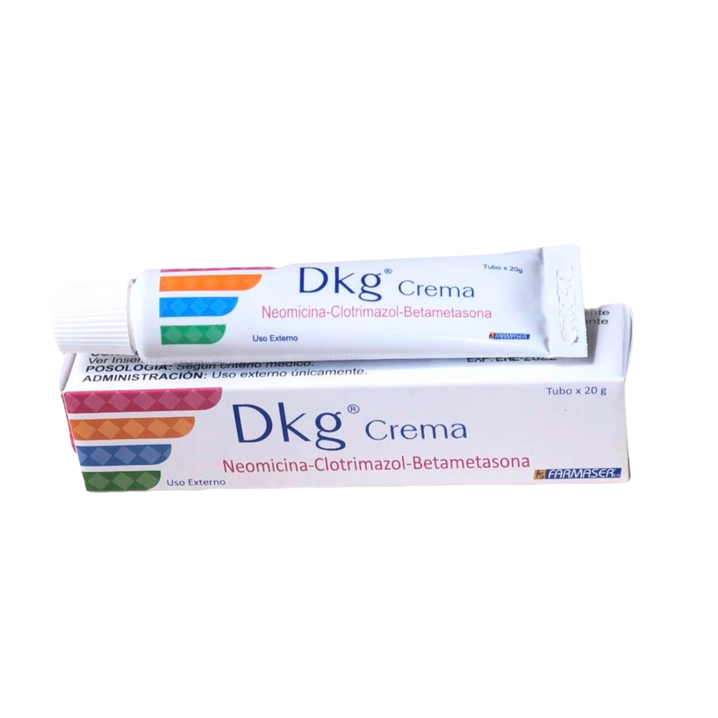 Dkg (Betametasona+Clotrimazol+Neomicina) Crema Topica Tubo x 20 Gr(GC-Pharma)