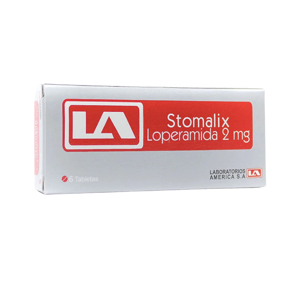 Stomalix (Loperamida) 2 Mg Caja x 6 Tabletas UND (Lab America)