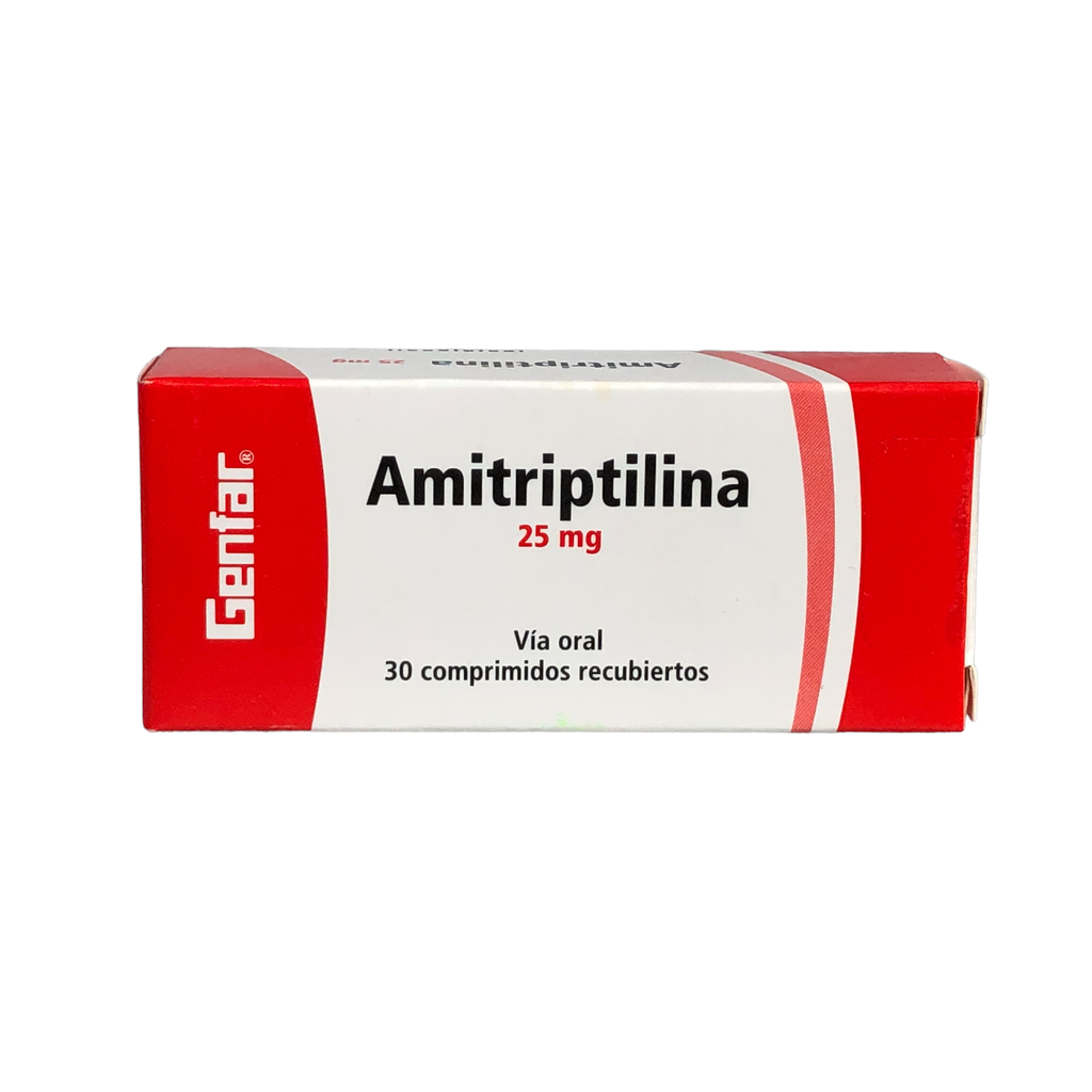 Amitriptilina 25 Mg Tabletas Caja X  30 Und (Genfar)