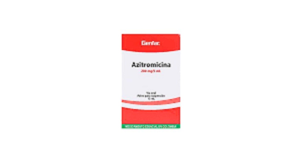 Azitromicina 200 Mg/ 5Ml PPS Frasco x 15 Ml (Genfar)