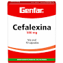 Cefalexina  500 Mg Caja x 10 Capsulas Und (Genfar)