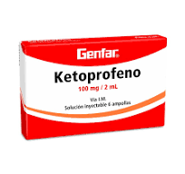 Ketoprofeno 100Mg/2Ml Sol Iny Caja x 6 Ampollas Und (Genfar)