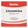 Lincomicina 600Mg/2Ml Solucion Inyectable Caja x 10 Ampollas Und (Genfar)