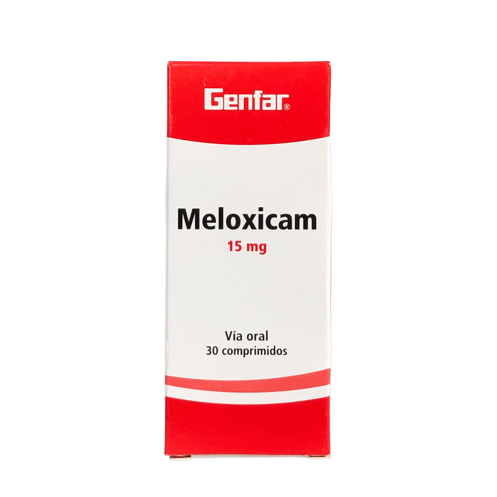 Meloxicam 15Mg Tabletas Caja x 30 Und (Genfar)