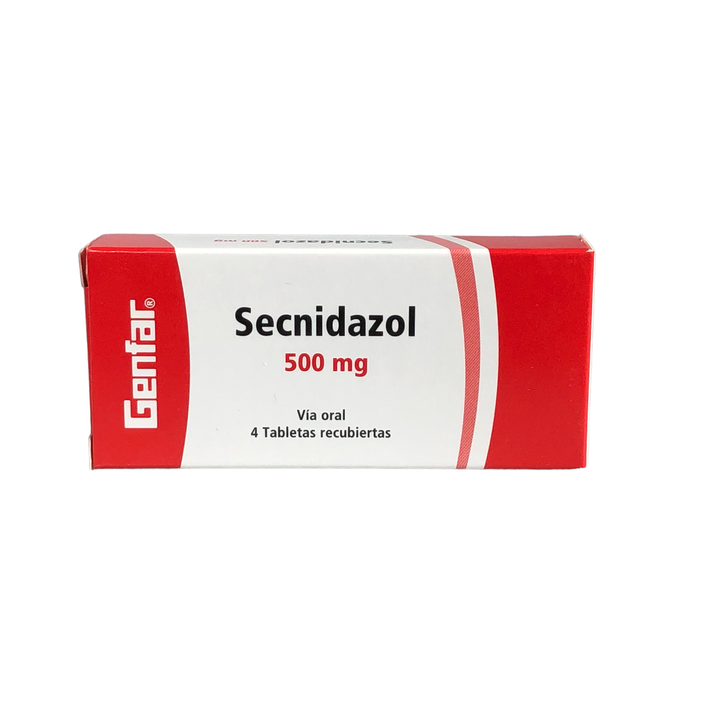 Secnidazol 500Mg Caja x 4 Tabletas und (Genfar)