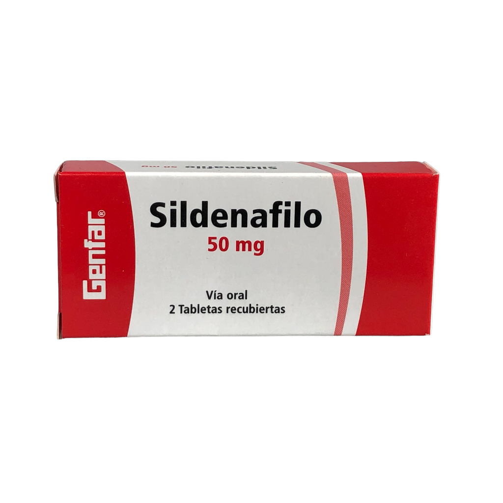 Sildenafil 50 Mg Caja x 2 Tabletas und (Genfar)