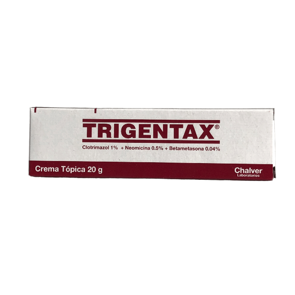 Trigentax(Clotrimazol+Neomicina+Dexametasona)Crema Topica Tubo x 20 Gr(Chalver)