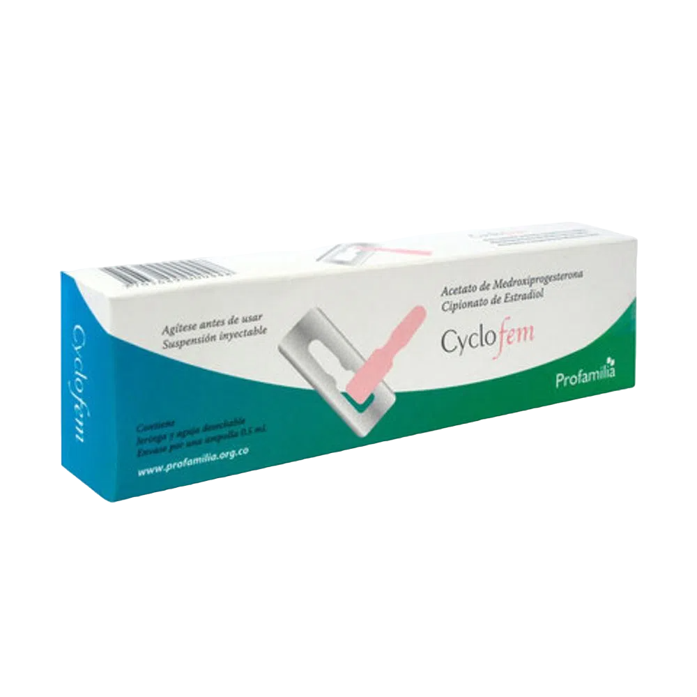 Cyclofem Suspension Inyectable Ampolla 0.5 Ml Caja X 1 Und (Profamilia)