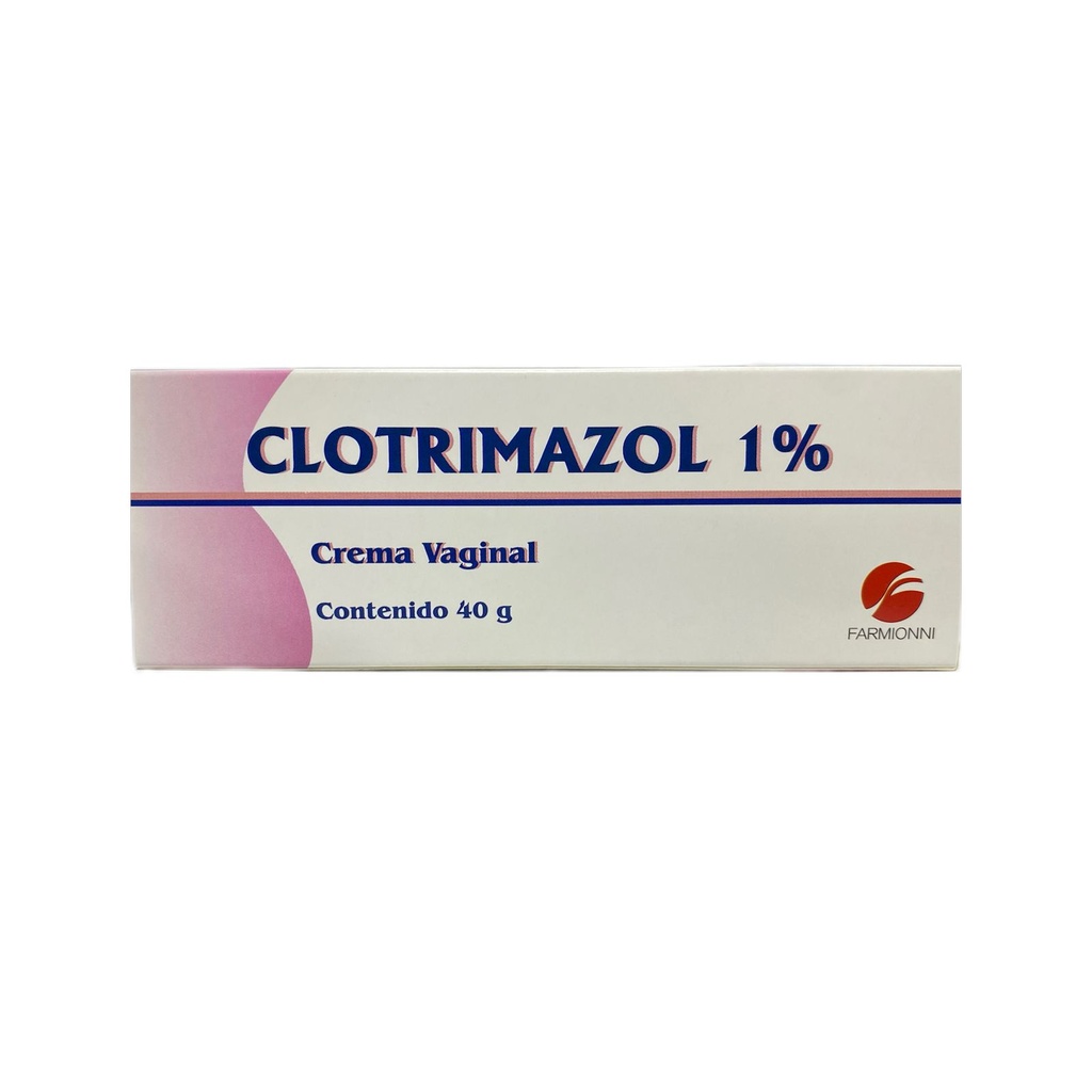 Clotrimazol 1 % Crema Vaginal Tubo x 40 Gr + 6 Aplicadores (Farmionni)