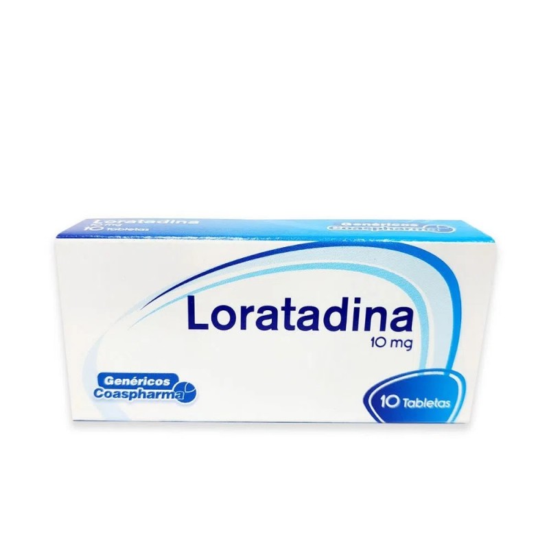 Loratadina 10 Mg Caja x 10 Tabletas Und (Coaspharma)