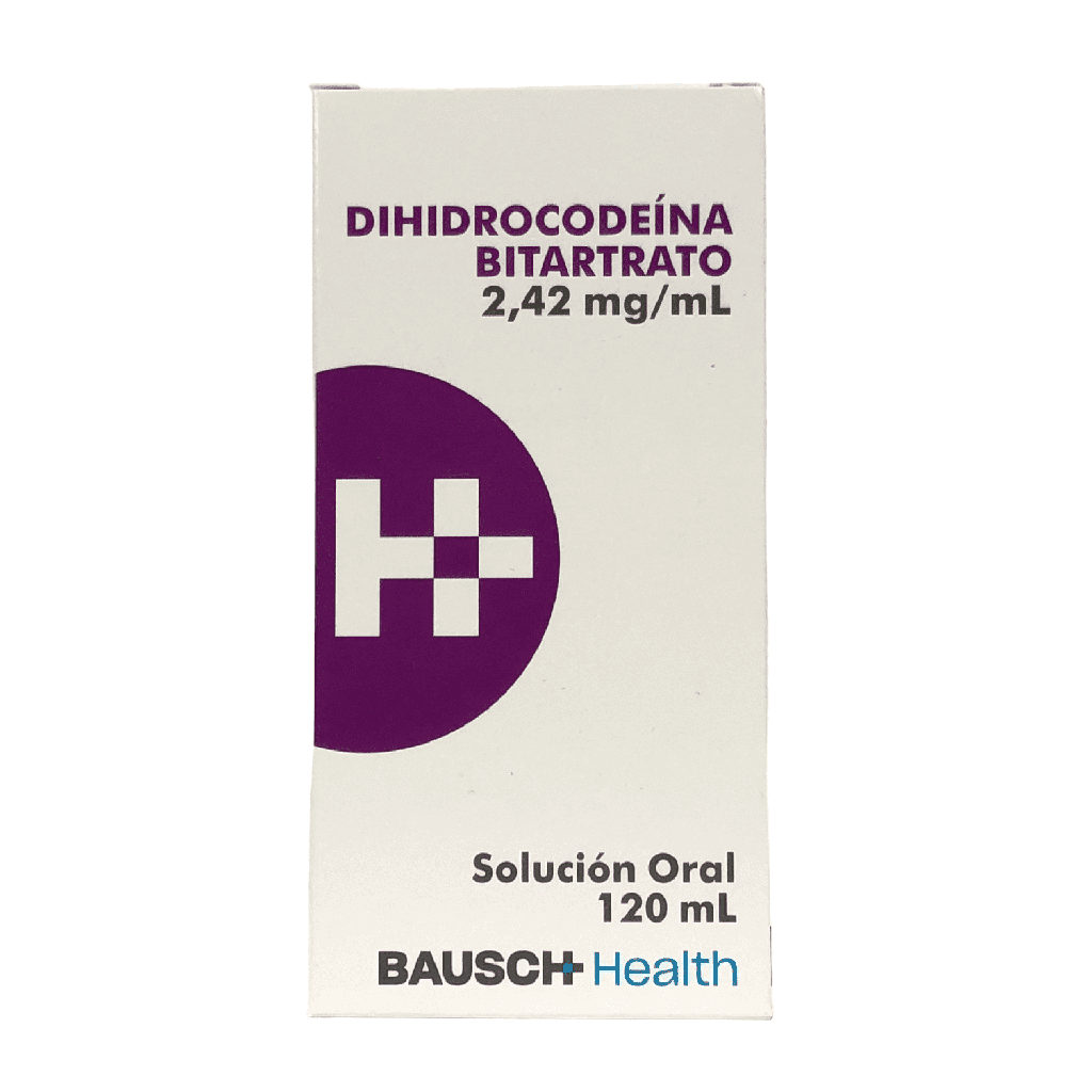 Dihidrocodeina Bitartrato 2.42 Mg/Ml Jarabe Frasco x 120 Ml Und (Humax)