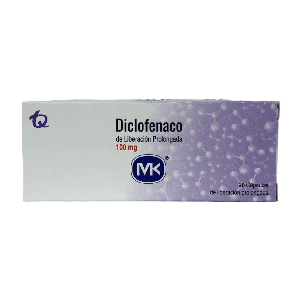 Diclofenaco 100 Mg Capsulas De Liberacion Programada Caja X 20 Und (Tecnoquimicas)