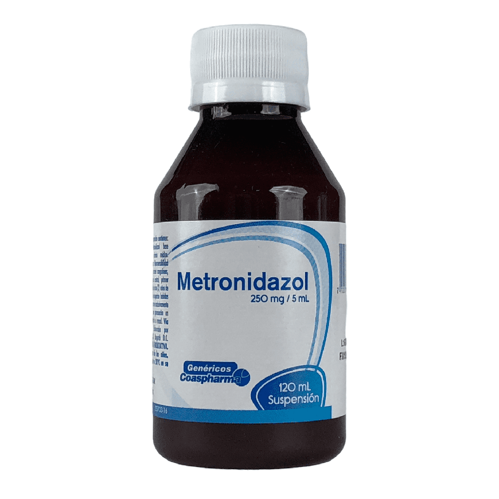 Metronidazol 250 Mg/5 Ml Susp Oral Fco X 120 Ml Und (Coaspharma)