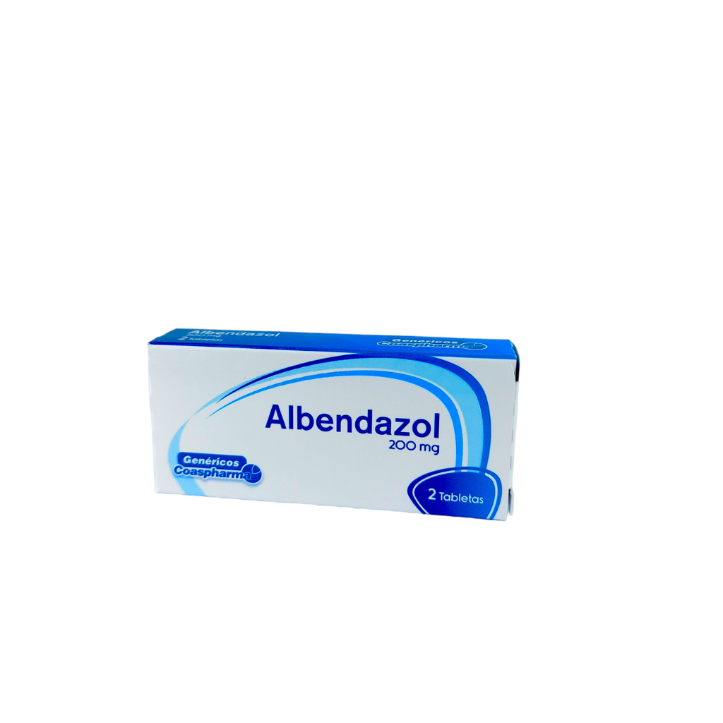 Albendazol 200 Mg Caja x 2 Tabletas Und (Coaspharma)