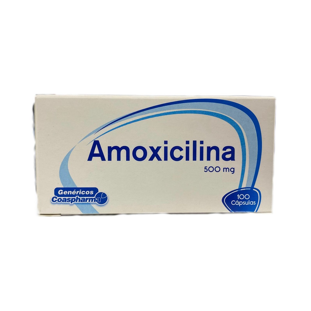 Amoxicilina 500 Mg Caja x 100 Capsulas Und (Coaspharma)