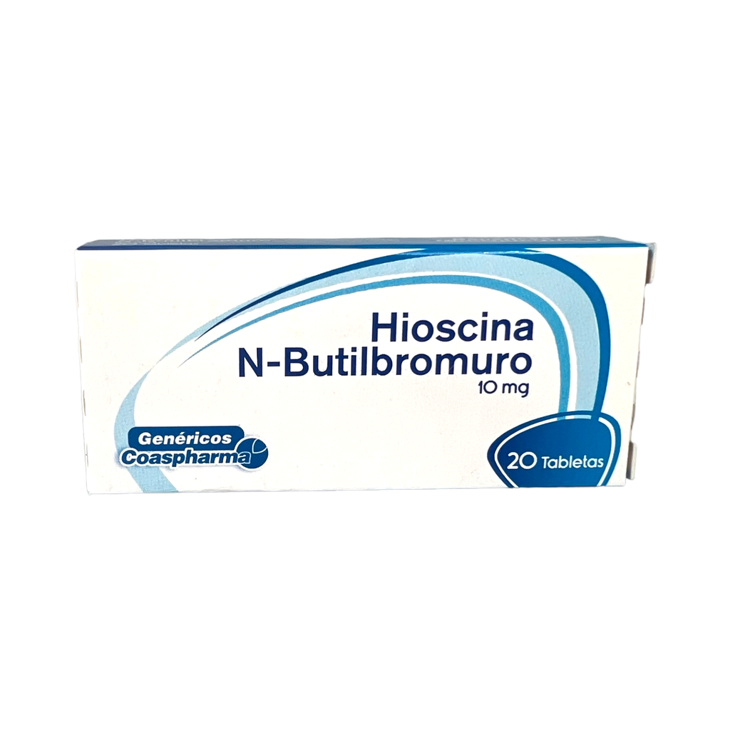 Hioscina N-Butil Bromuro 10 Mg Caja x 20 Tabletas Und (Coaspharma)