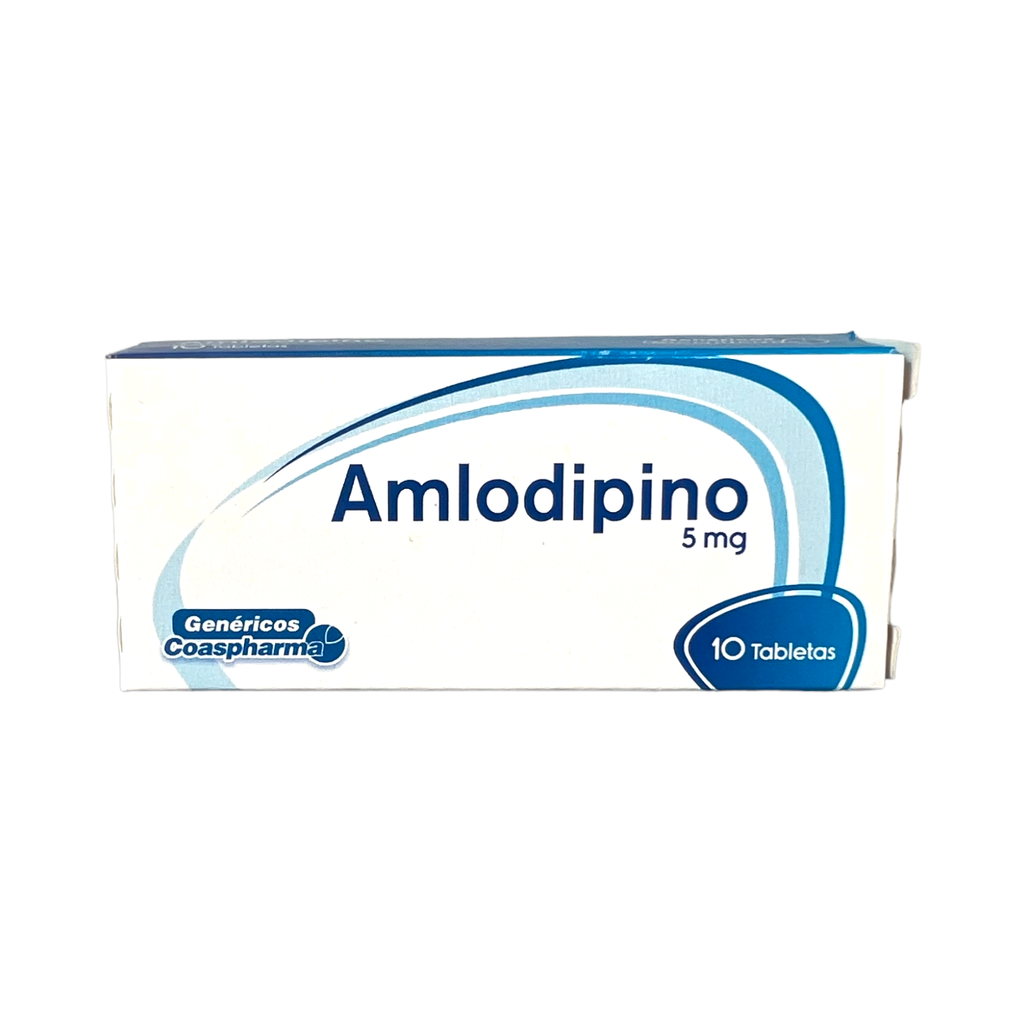 Amlodipino 5 Mg Caja x 10 Tabletas Und (Coaspharma)
