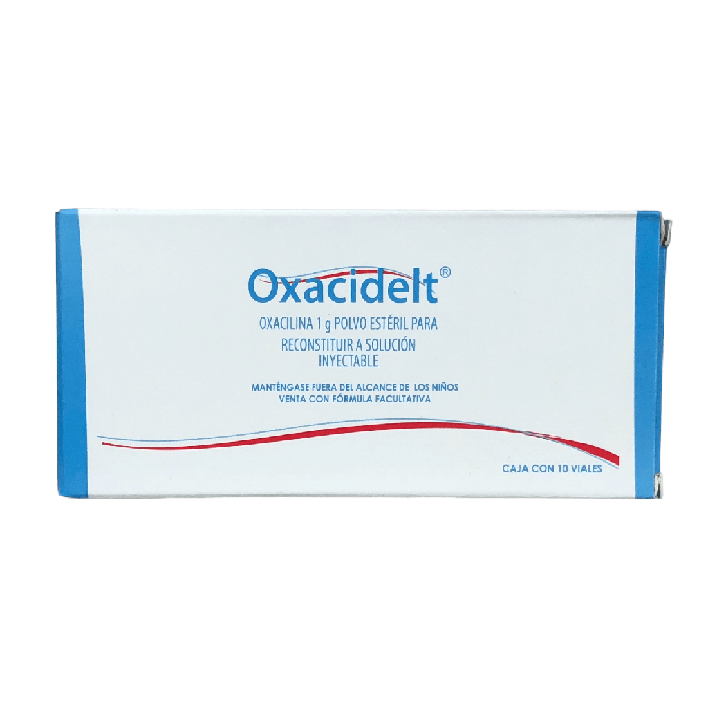 Oxacidelt(Oxacilina)1 Gr Polvo Solucion Inyectable Frasco X 1 Und (Delta)