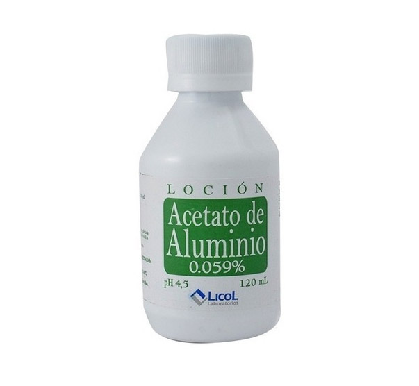 Acetato De Aluminio Locion Topica Frasco x 120 Ml Und (Licol)