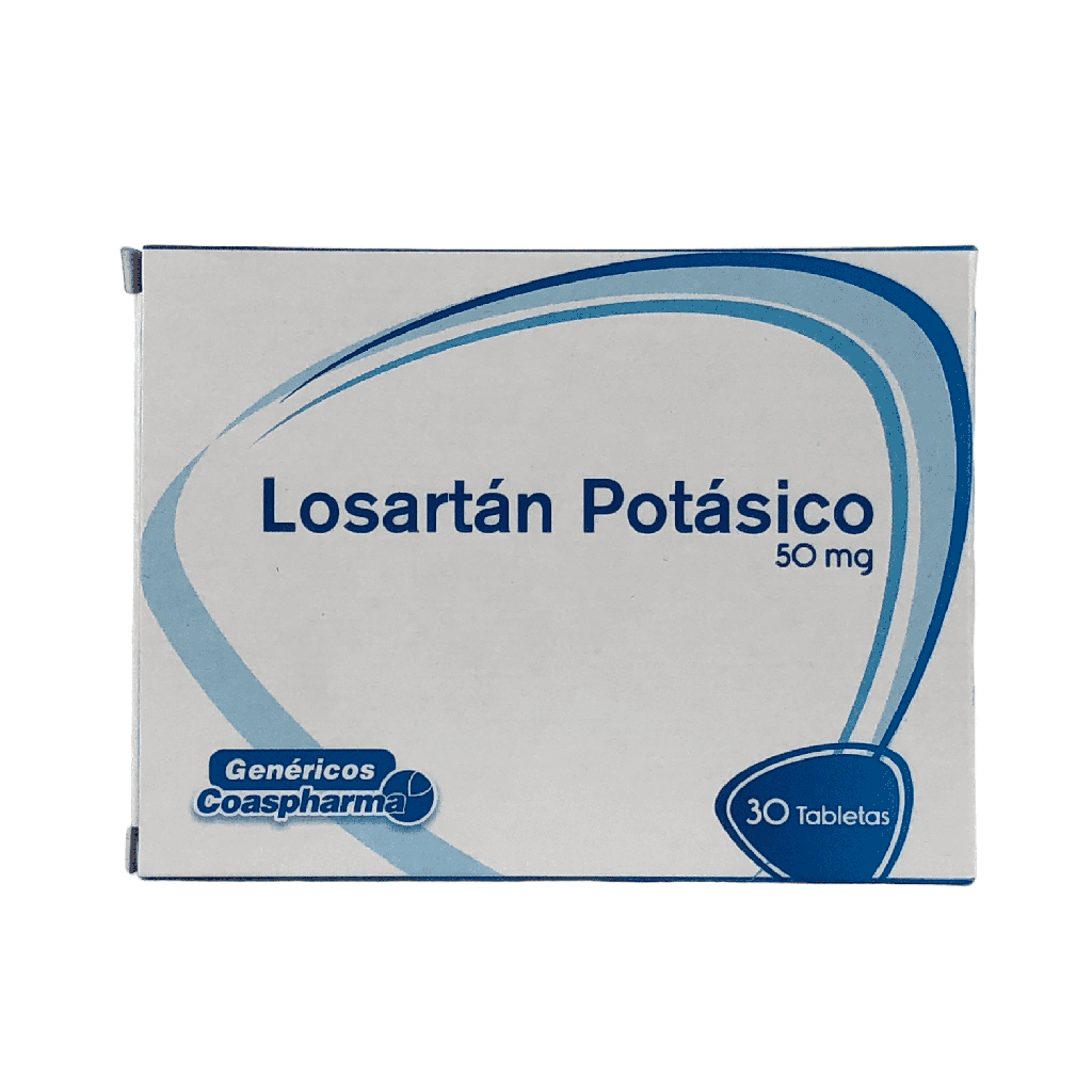 Losartan 50 Mg Caja x 30 Tabletas Und (Coaspharma)