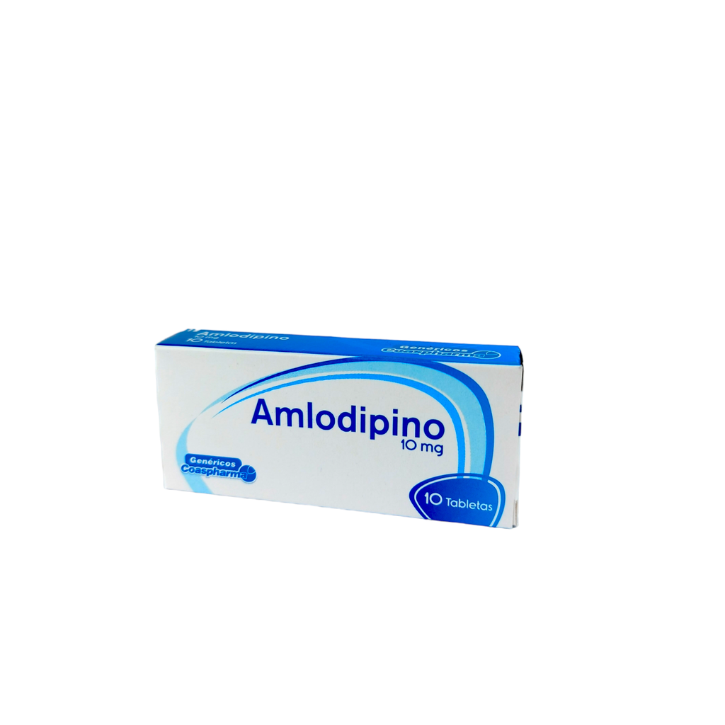 Amlodipino 10 Mg Caja x 10 Tabletas Und (Coaspharma)