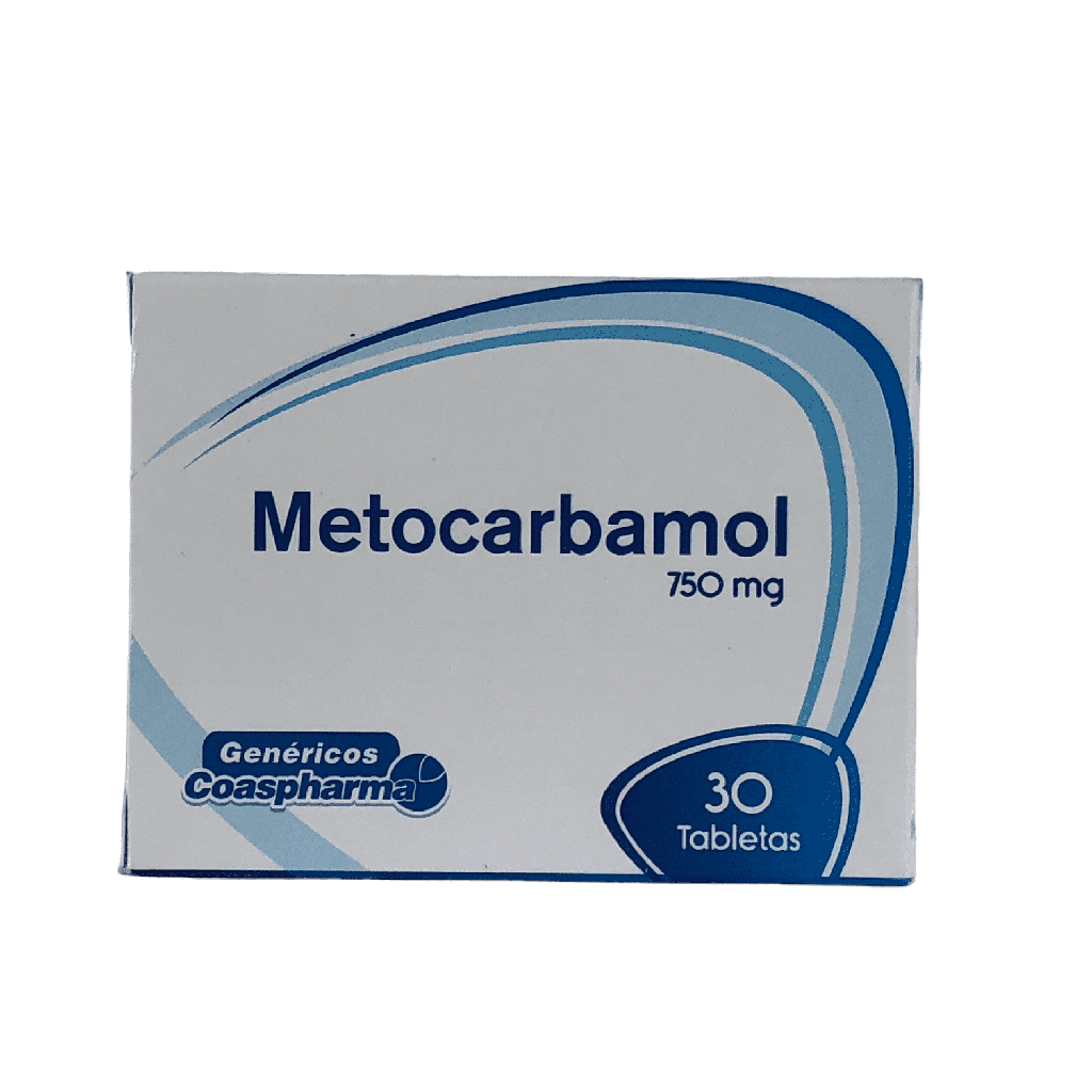 Metocarbamol 750 Mg Caja x 30 Tabletas Und (Coaspharma)