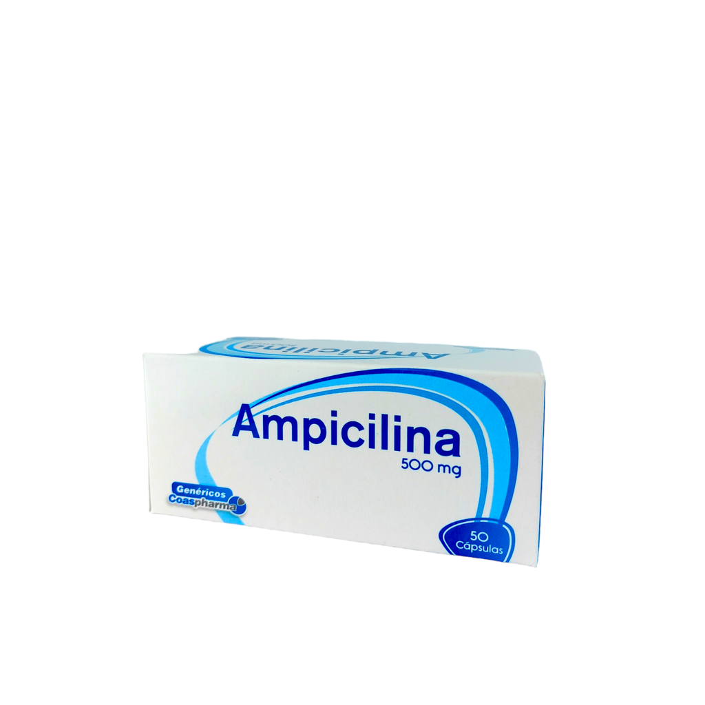 Ampicilina 500 Mg Caja x 50 Capsulas Und (Coaspharma)